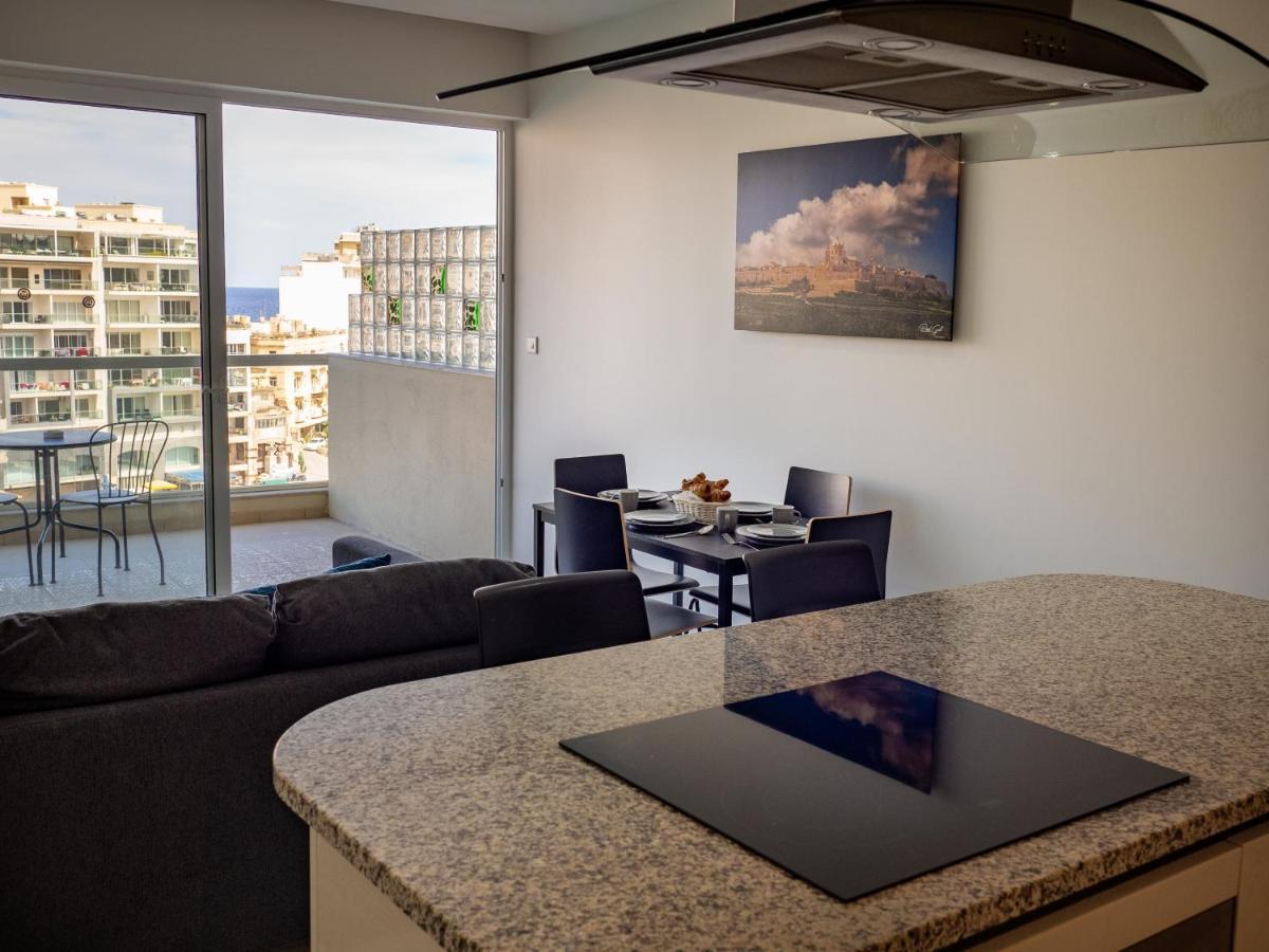 Apartamento 6Th Floor Spinola Seaview In St Julians San Julián Exterior foto